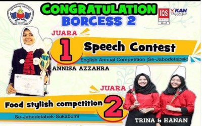 Juara 1 Speech Contest English Annual Competition (Se-Jabodetabek)
